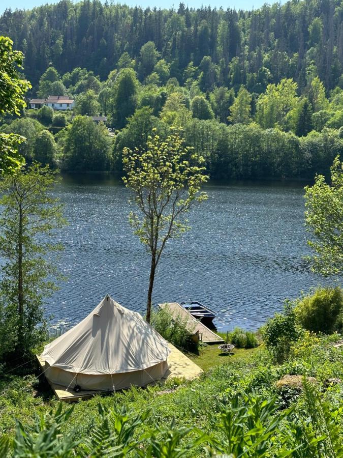 Glamping On Idyllic Lake, Paddle Boards & Rowboat Porsgrunn Dış mekan fotoğraf