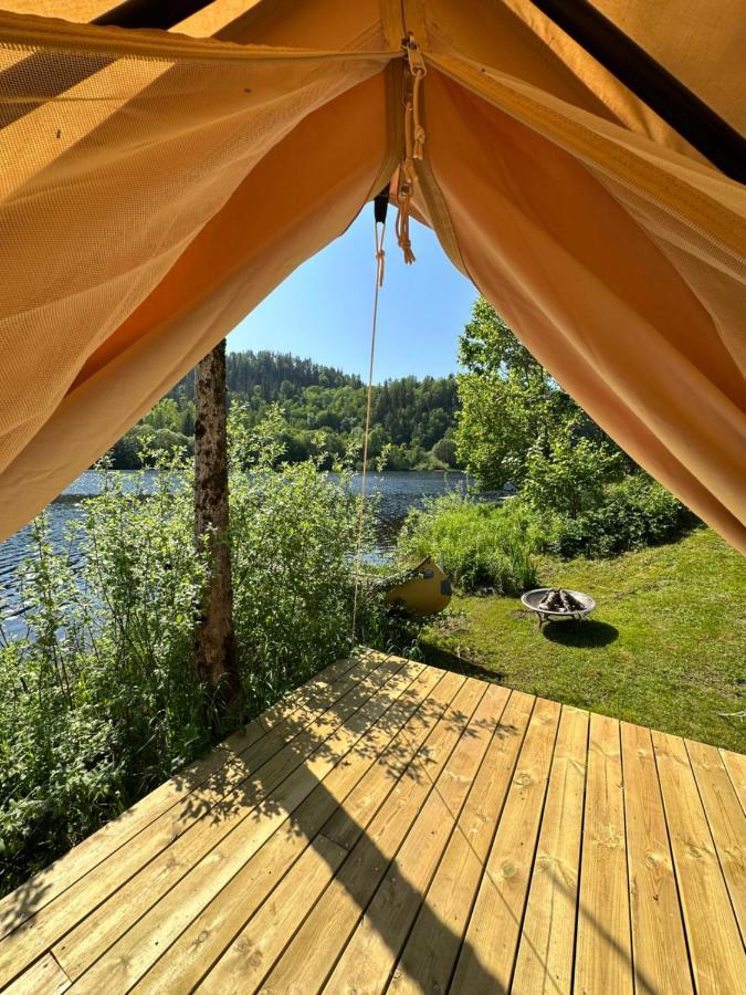Glamping On Idyllic Lake, Paddle Boards & Rowboat Porsgrunn Dış mekan fotoğraf