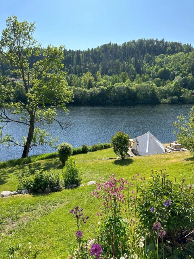 Glamping On Idyllic Lake, Paddle Boards & Rowboat Porsgrunn Dış mekan fotoğraf