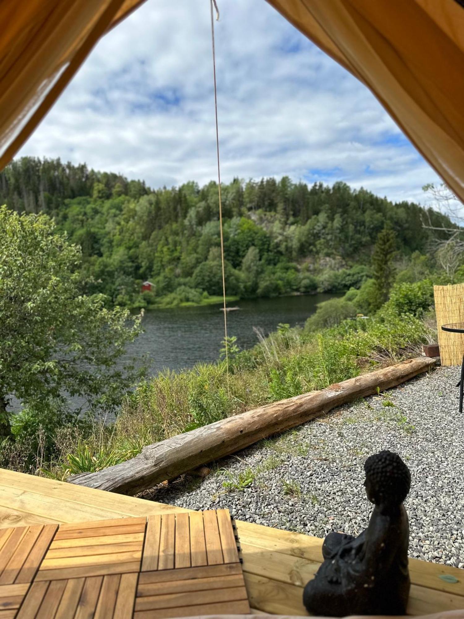 Glamping On Idyllic Lake, Paddle Boards & Rowboat Porsgrunn Dış mekan fotoğraf